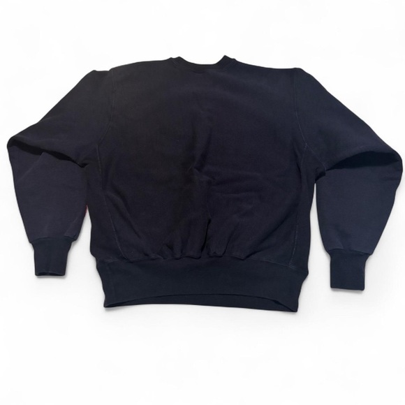 VTG 90s MV Sz XL Norte Dame Pro Weave Crew Neck Sweatshirt Patchwork USA Made - Picture 2 of 4